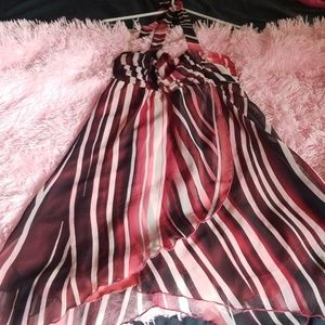 Charlotte Russe Chiffon Halter Dress